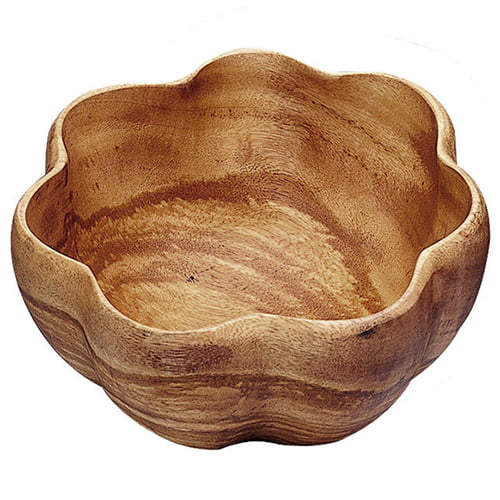 Large Olive Wood Fruit Bowl For Home Decor - Forest Decor