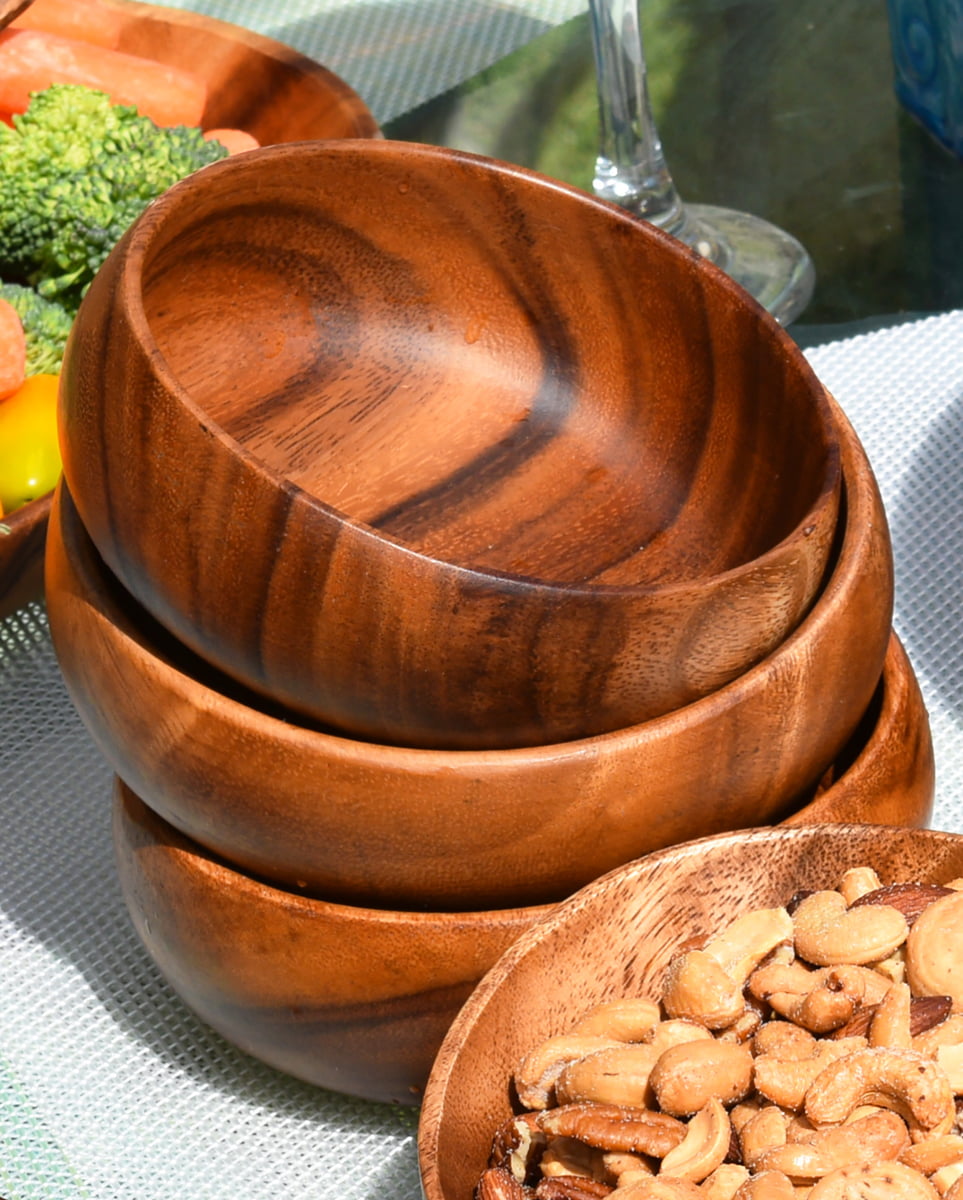 Salad / Serving Bowl, Acacia Wood, 12 x 5, Calabash Collection