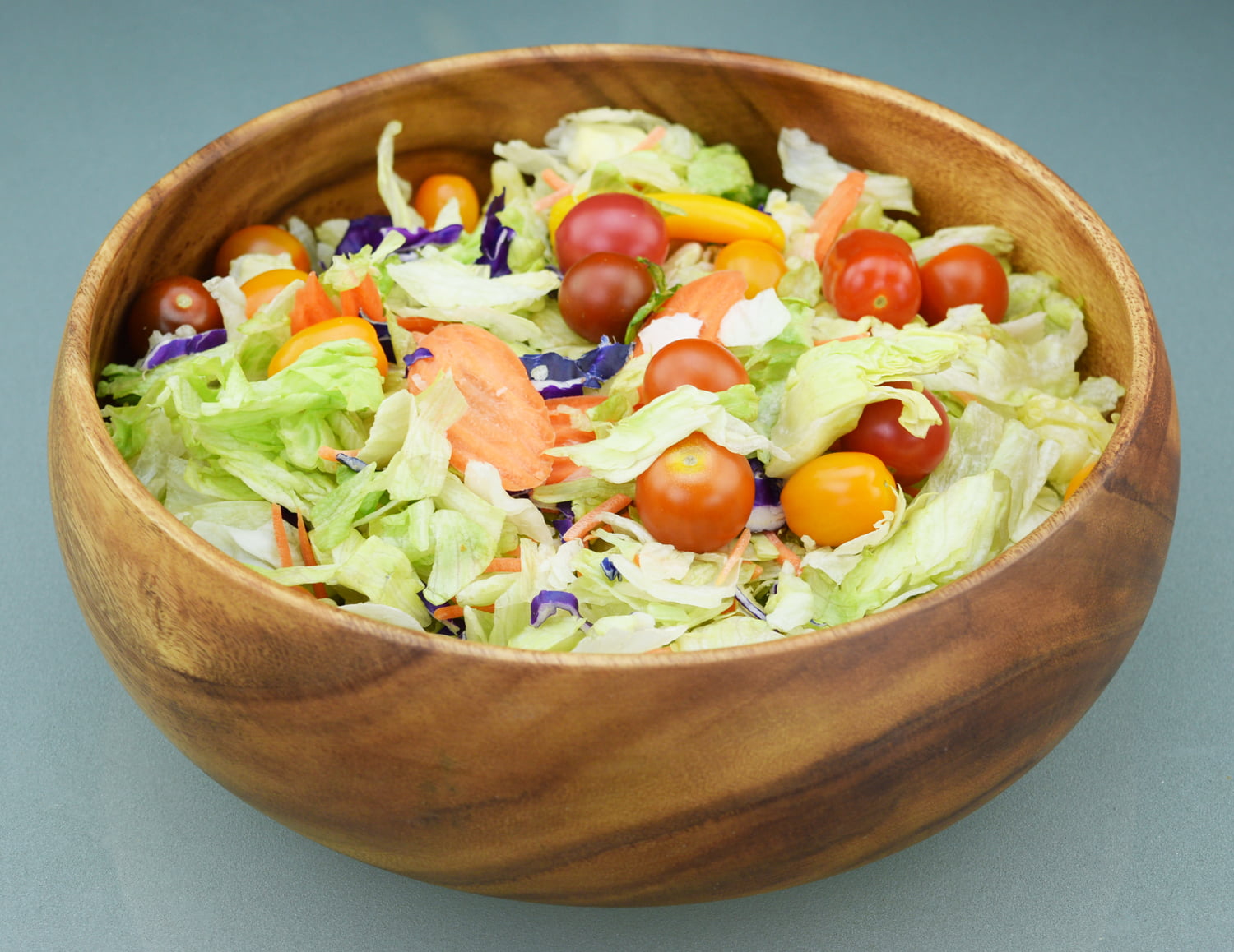 Acacia Wood Calabash Bowl w/ Servers | Acaciaware by Pacific Merchants