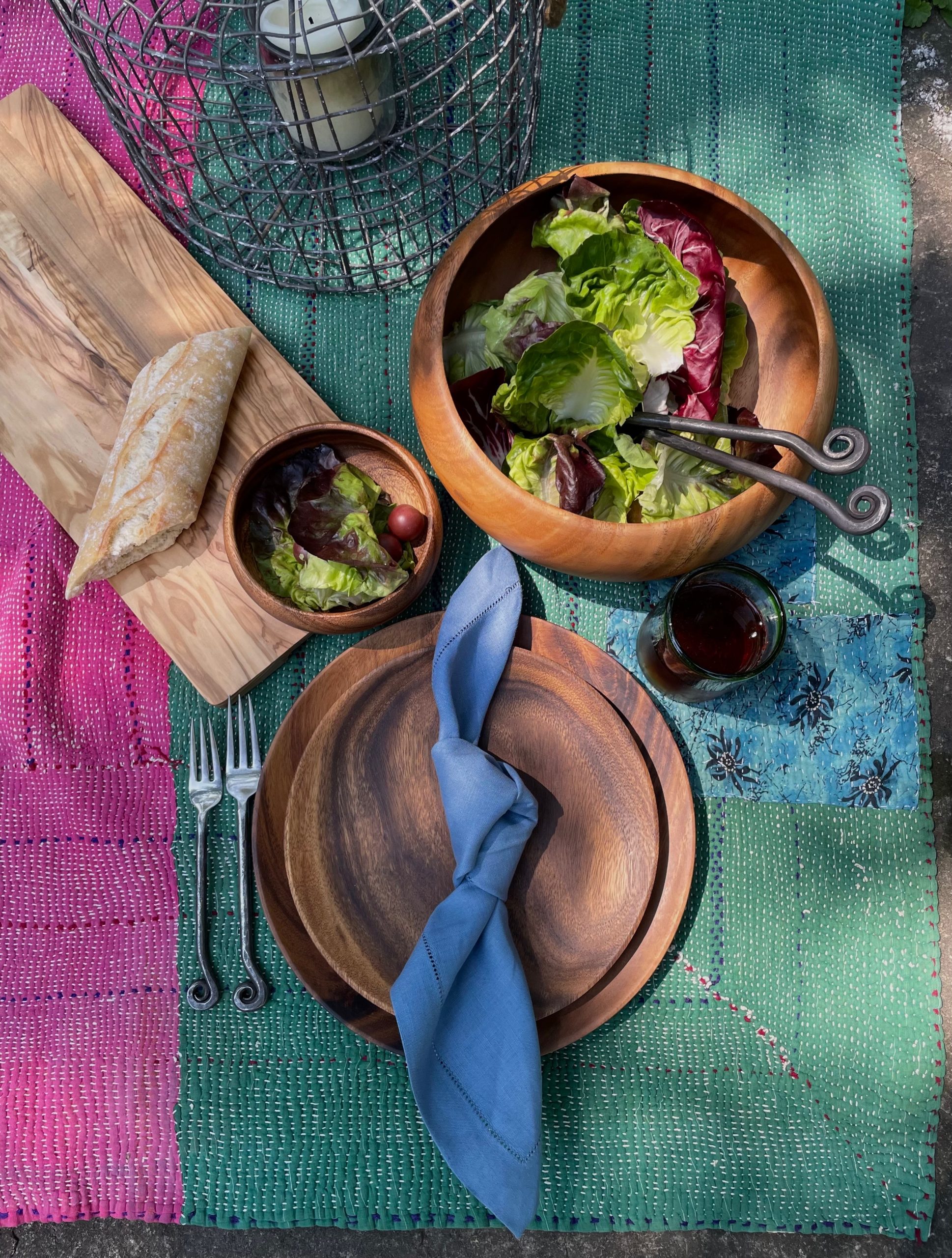 Enjoy Salad Days with Our Wooden Plates and Bowls