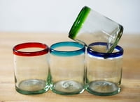 Colored Rim Tumblers