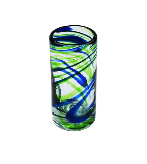 Swirl Shot Glass, 3.5" H x 1.5" Diam