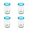 Aqua Rim Tumbler, 5" H x 3" Diam