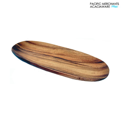 Acacia Wood Serving Tray, 16" x 7" x 1.5"