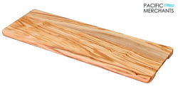 Wood Serving Trays Italian Olive Wood Cheese and Charcuterie Board, 20" x 8"