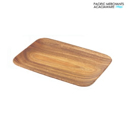 Acacia Wood Rectangle Tray, 10.5" x 7.25" x 0.75"