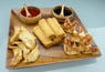 Acacia Wood Charcuterie Square Plates/Trays, 12" x 12" x 1", Set of 4