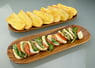 Acacia Wood Baguette/Bread Appetizer Serving Tray, 16.5" x 5.5" x 1"