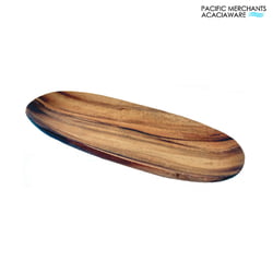 Acacia Wood Serving Tray, 16" x 7" x 1.5"