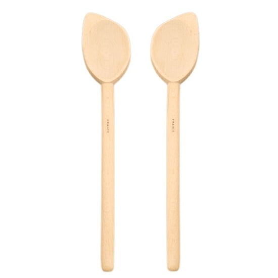 Heavy Beechwood Corner Spoon, 12"