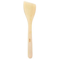 Beechwood 12" Large Beveled Edged Spatula