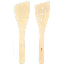 Beechwood Spatula w/ Extra Curve & Beveled Edge, 12"