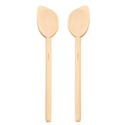 Heavy Beechwood Corner Spoon, 12"