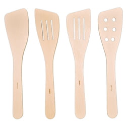 French Beechwood Spatulas & Turners Beechwood Extra Curved Spatula, 12"